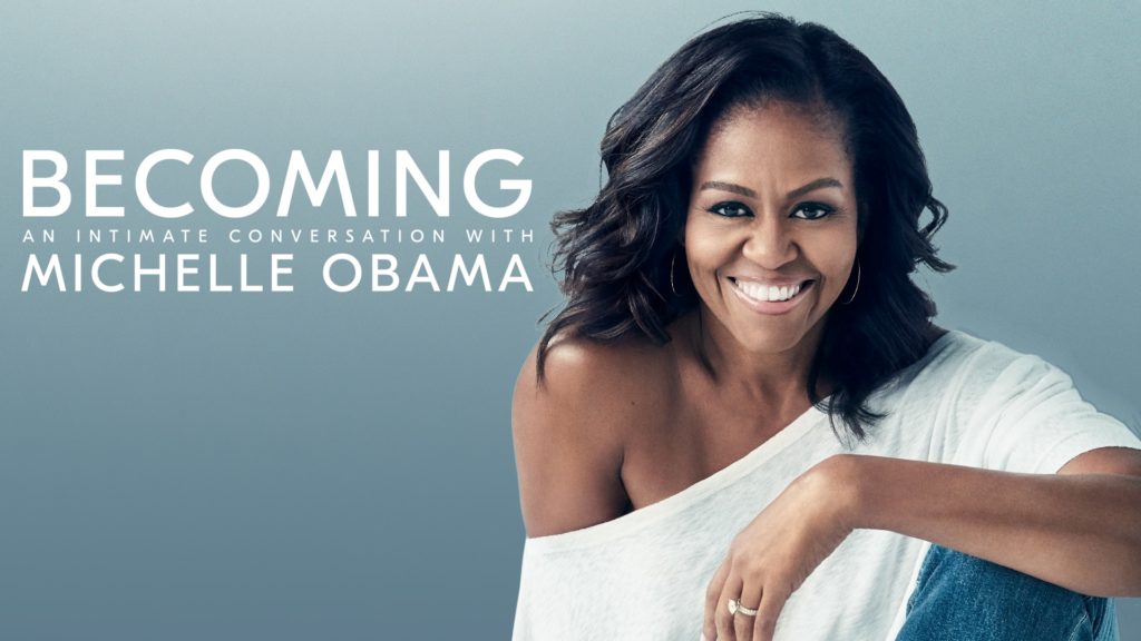 Becoming by Michelle Obama Advertisement Poster