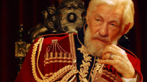 Ian McKellen as King Lear