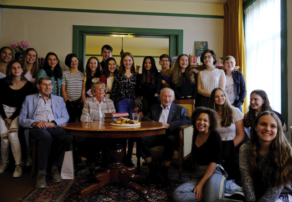 Friends of Anne Frank Throw Her 90th Birthday Party in Her Apartment