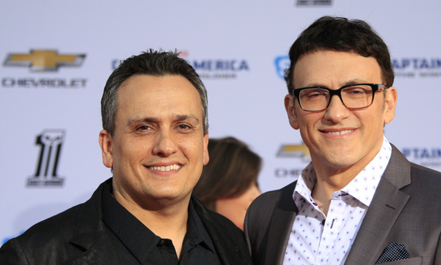 Joe and Anthony Russo stand side by side 
