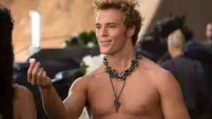 Finnick Odair in The Hunger Games Catching Fire movie