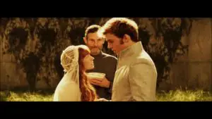 Finnick and Annie's wedding in Mockingjay Part 2