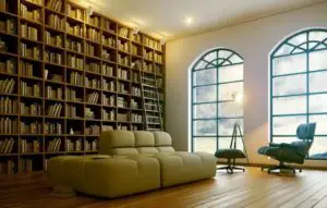 Minimalist Reading Space