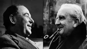 J.R.R. Tolkien and C.S. Lewis in old age