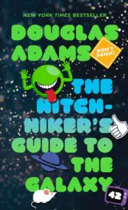 The Hitchhiker's Guide to the Galaxy book cover