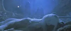 A bleeding unicorn from 'Harry Potter and the Philosopher's Stone'