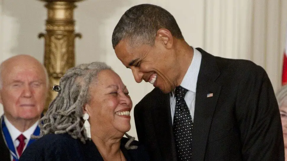Toni Morrison and Barack Obama