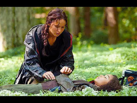 Rue's farewell scene in 'The Hunger Games' movie