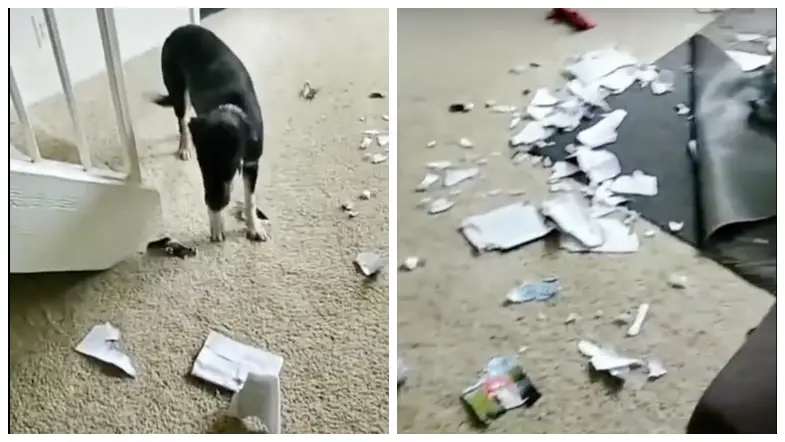 Dog Caught Destroying Book about…Dog Training