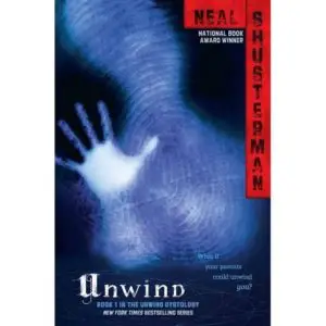 Unwind old book cover