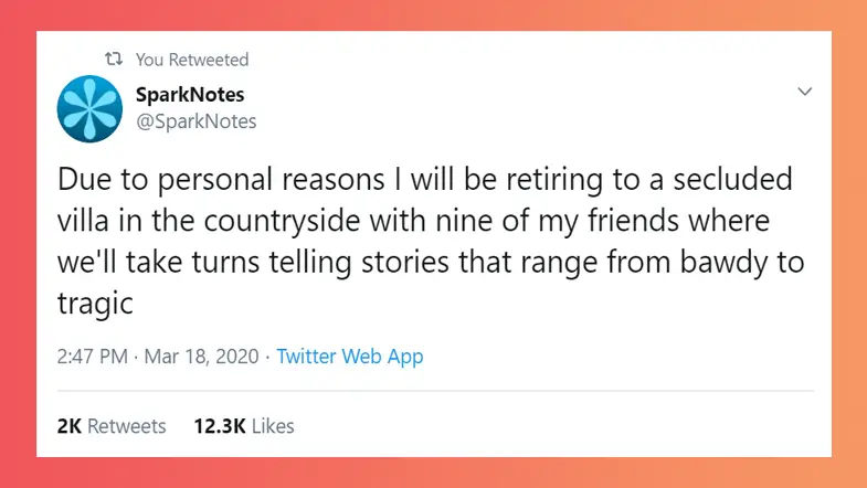 Bookish Tweets To Help Deal With Social-Distancing