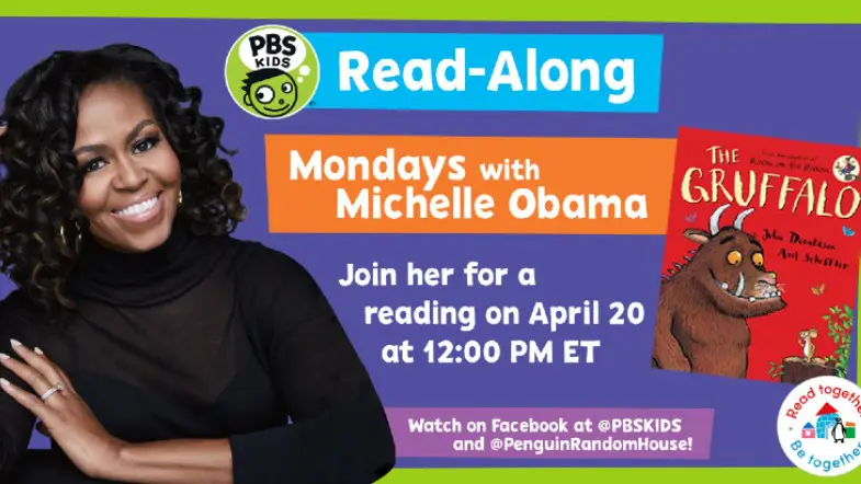 Join Michelle Obama Every Monday for a Children’s Read-Along!