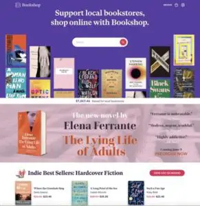 bookshop.org website page
