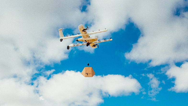 Google Drones Deliver Books to Students in Quarantine