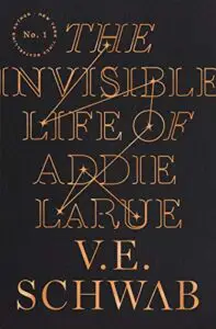 book cover of the invisible life of Addie LaRue