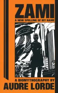 book cover of zami