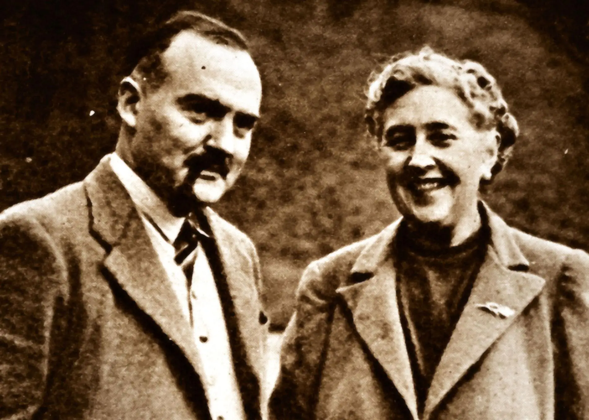 Agatha Christie and Max Mallowan