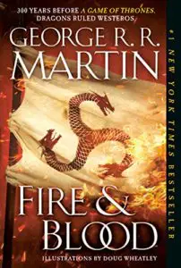 book cover of fire and blood