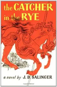 book cover of the catcher in the rye