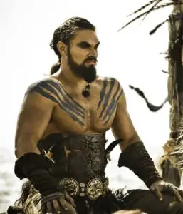 image of Momoa's character Khal Drogo