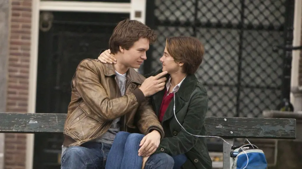 Image of the main characters from The Fault in Our Stars movie