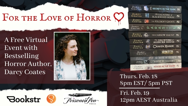 For The Love Of Horror – Free, Virtual Author Event With Darcy Coates