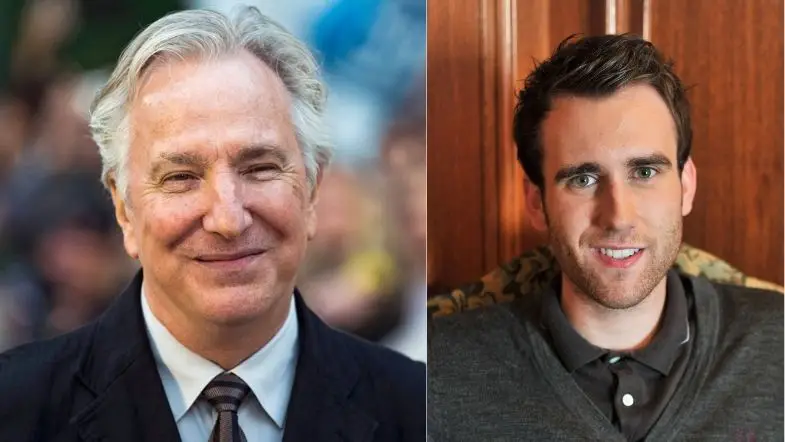 Matthew Lewis Remembers Heartfelt Moment with Alan Rickman