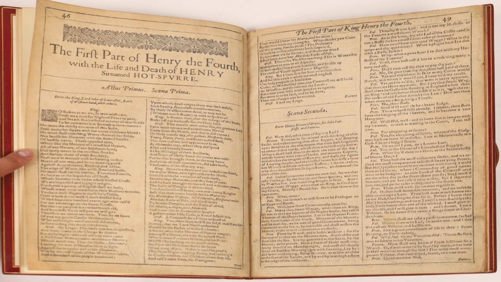 Rare Fragment From Shakespeare’s First Folio For Auction