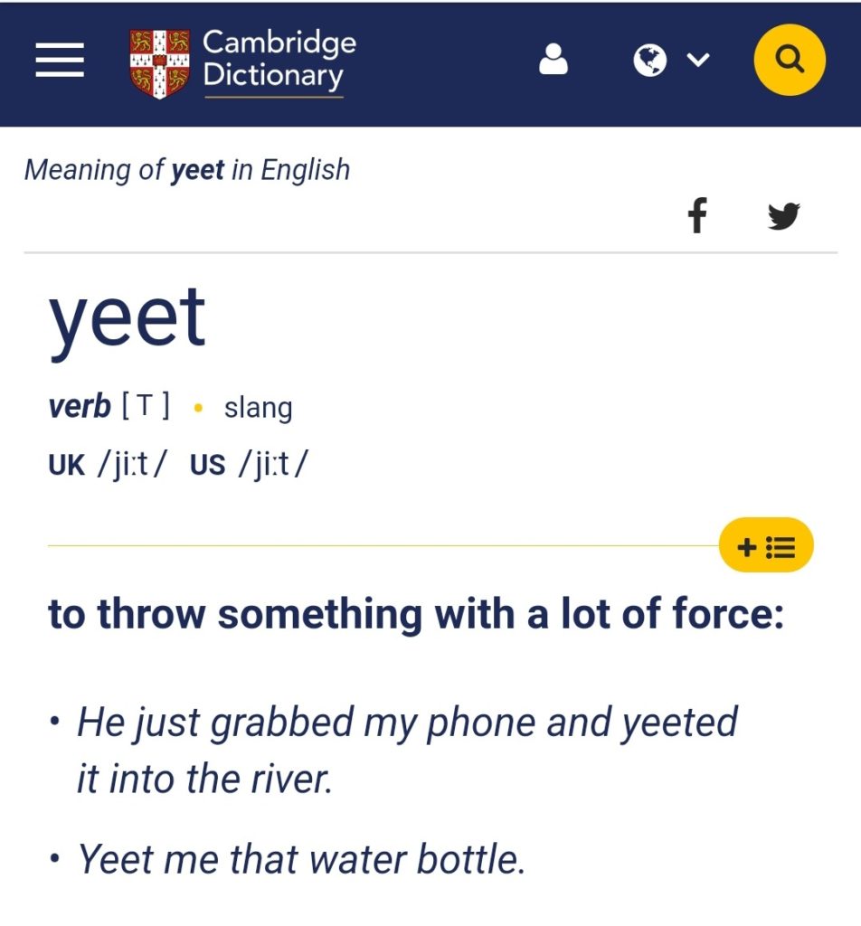 Merriam-Webster Is Caught Up On The Slang